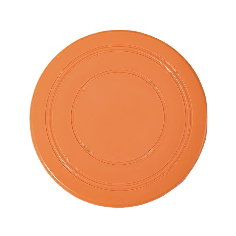 Orange Pet Outdoor Chew Frisbee