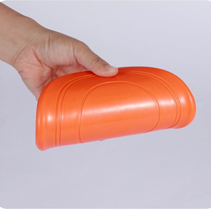 Orange Pet Outdoor Chew Frisbee